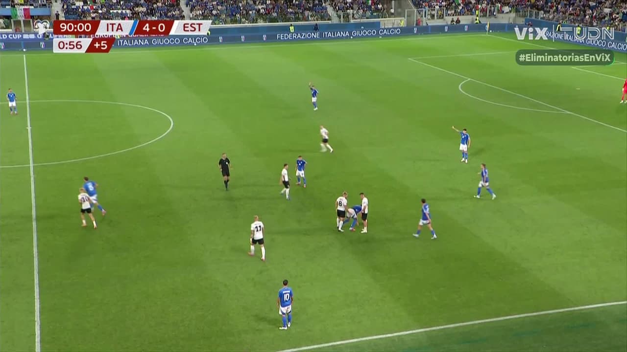 ¡Bastoni pone el 5-0! Italia aplasta con goleada a Estonia en la UEFA Qualifiers