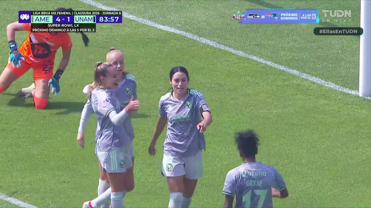 ¡Doblete de Scarlett Camberos! Goleada de las Águilas a las felinas