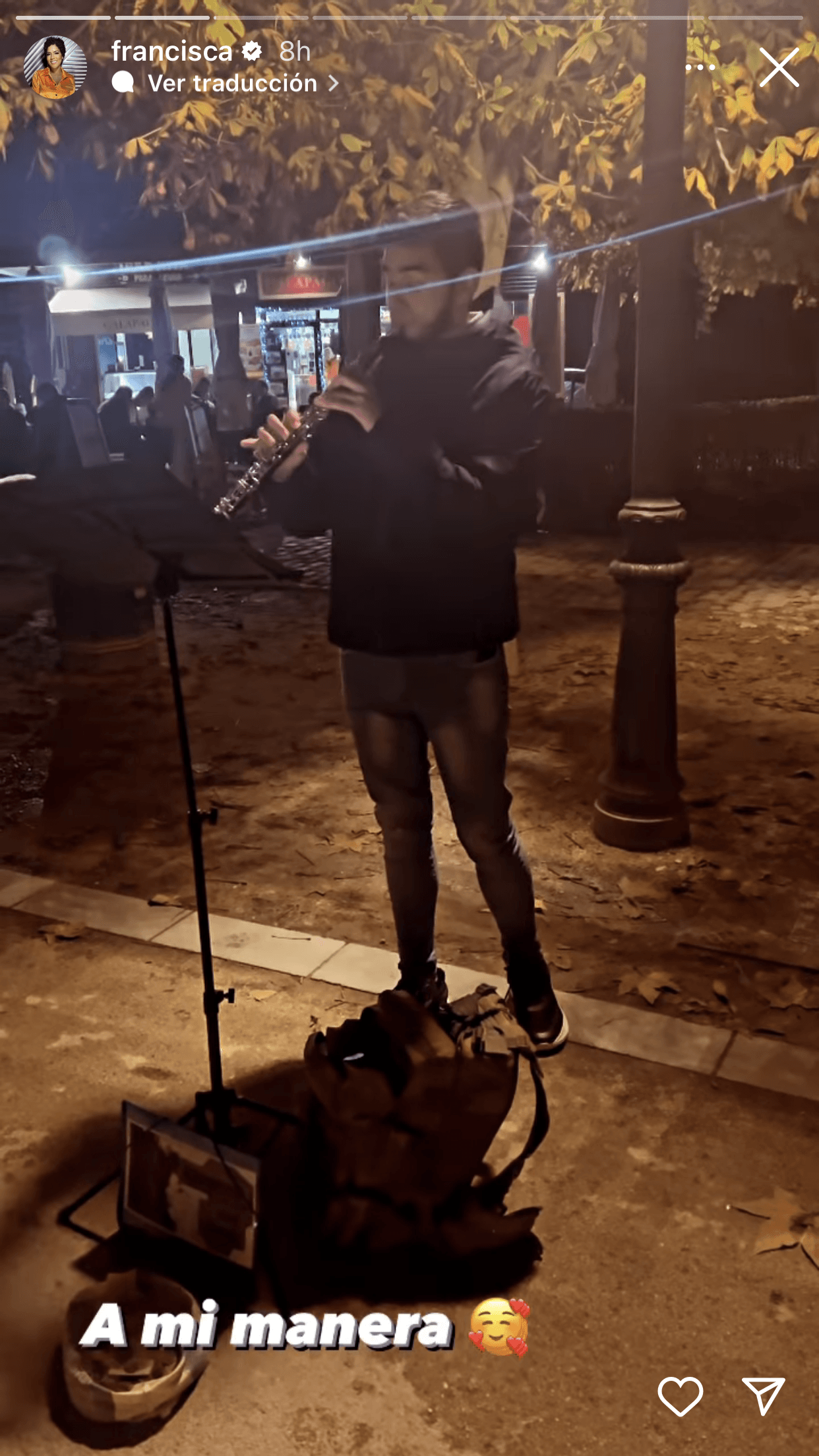 Francisca no dejó en claro si se trata de un viaje de placer o si está bajo alguna misión especial que tiene que ver con lo profesional. 
<br>