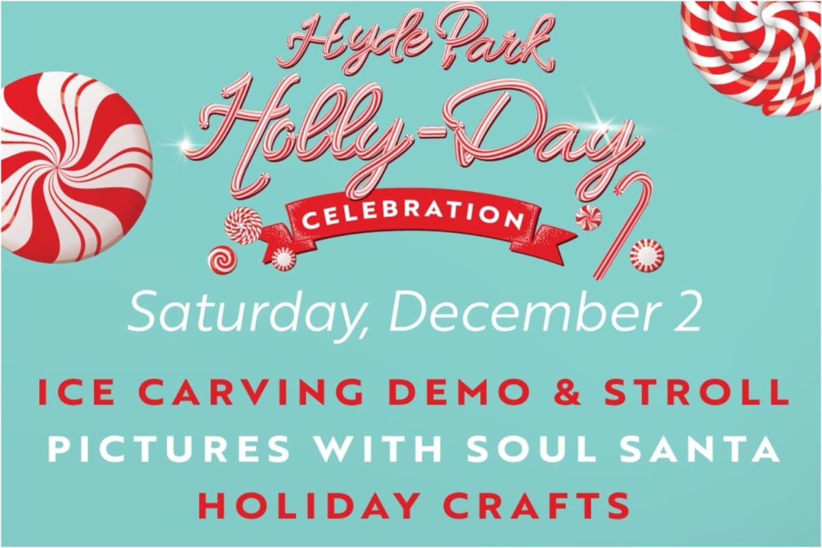 <b>Celebración del Día del Sagrado de Hyde Park</b>
<br>📍5235 S. Harper Court, Chicago, IL, 60615.
<br>📆Sábado 2 de diciembre.
<br>✅Gratis.
<br>❄️Habrá una demostración de tallado en hielo, un paseo por esculturas de hielo, fotos gratuitas con Santa Claus y la Señora Claus, manualidades navideñas, personajes disfrazados y espectáculos de danza.