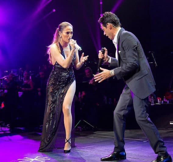 Y al día siguiente vendría el reencuentro musical con su ex esposa...