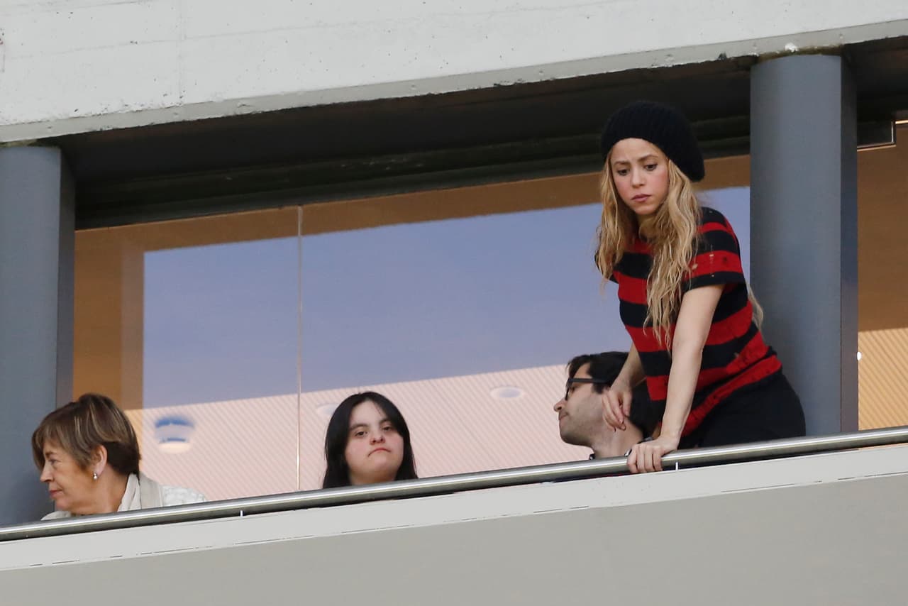 Y es que Shakira sí estuvo en el estadio, pero no quería exponerse a la audiencia.
