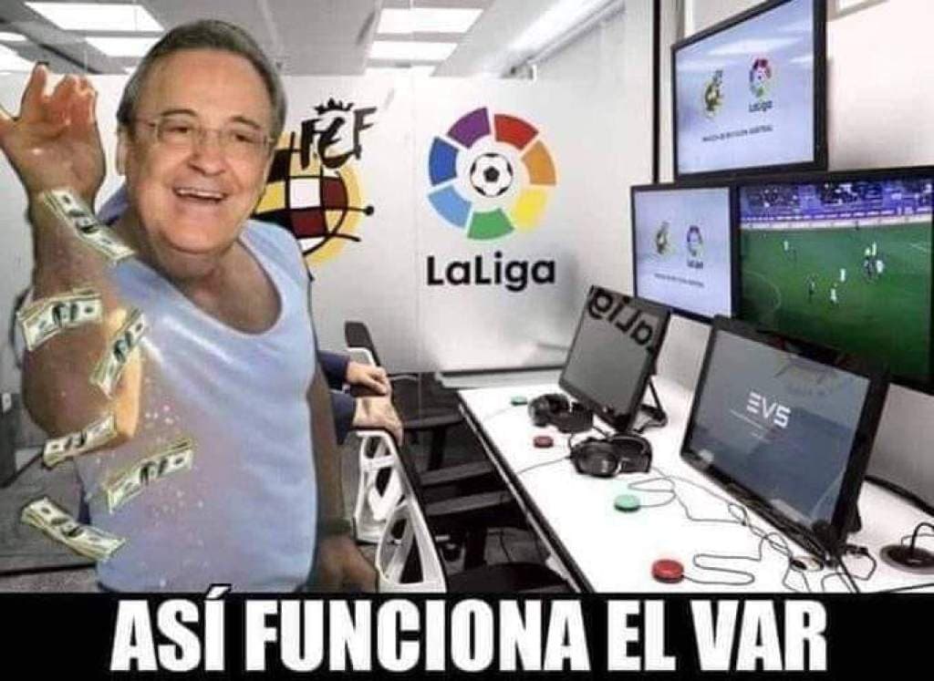 Los memes haciendo leña del árbol caído (Real Madrid).