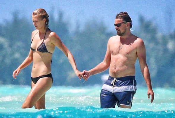 Y antes, con Erin Heatherton, Bar Refaeli y claro, Gisele Bündchen.