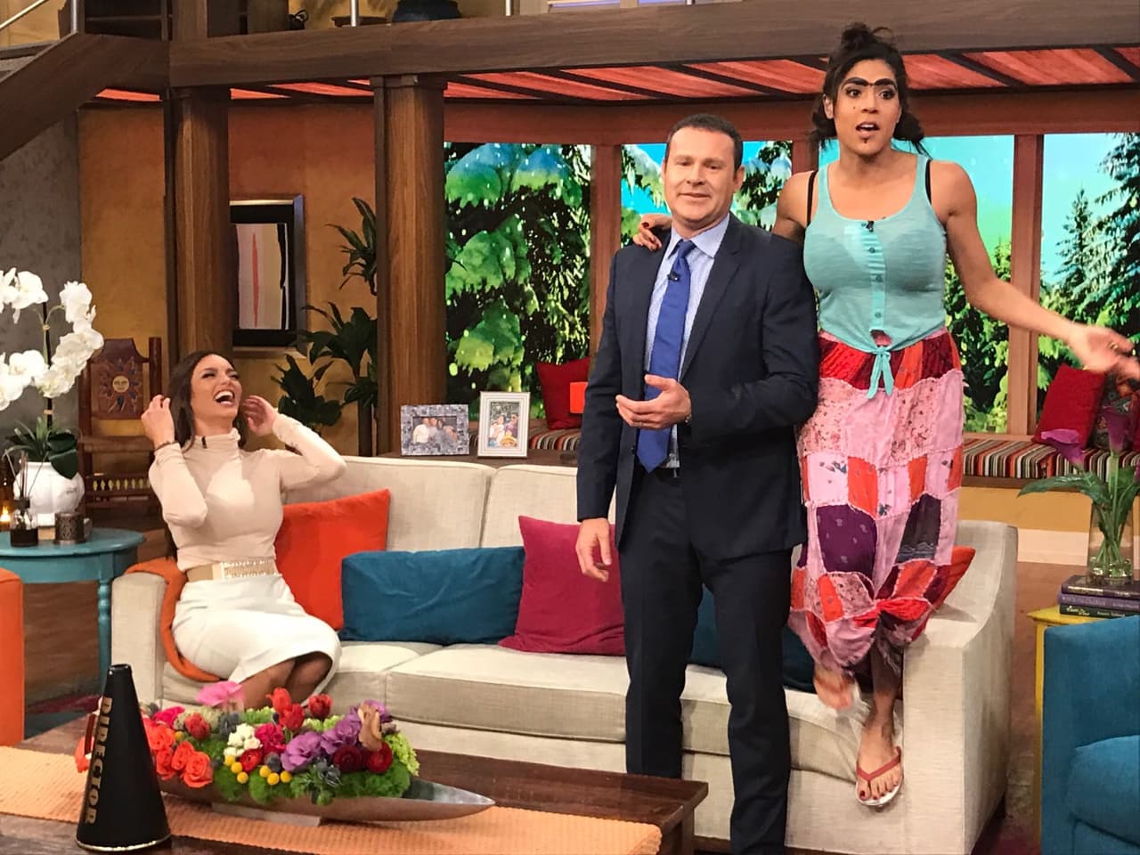 Zuleyka moría de la risa mientras era testigo de la ocurrente historia de Mela La Melaza.