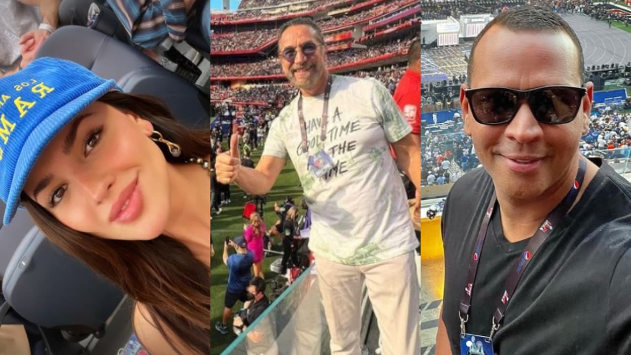 Desde Eiza González hasta 'El Buki' y A-Rod: las gradas del Super Bowl se llenaron de famosos 