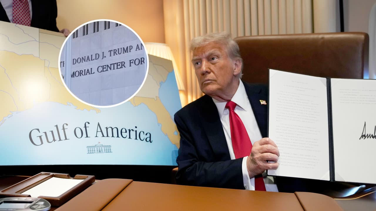 9 cambios de nombres e imágenes oficiales impulsados por Trump en menos de un año