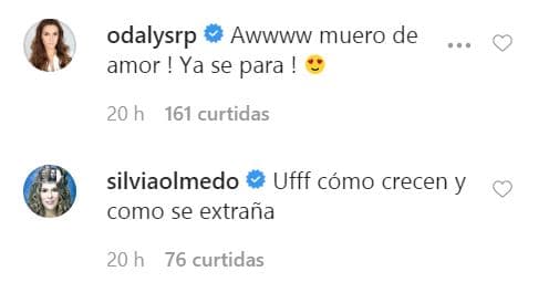 Personalidades como 
<b><a href="https://www.univision.com/famosos/creo-que-la-voy-a-librar-odalys-ramirez-tiene-coronavirus-y-patricio-borghetti-se-somete-al-examen-video">Odalys Ramírez </a></b> resaltaron el hecho de que la pequeña Noah ya se mantiene de pie sola.