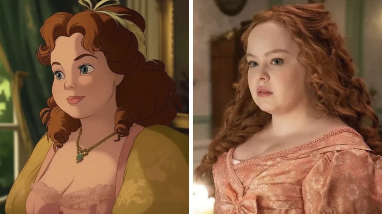 Así lucirían los personajes de ‘Bridgerton’ si fueran dibujos animados de Disney