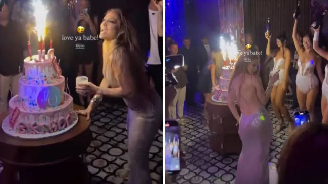 El vestido de JLo en su cumpleaños número 56