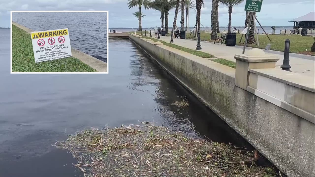 No nades ni pesques en el lago Monroe: derrame de aguas residuales están contaminando el embalse