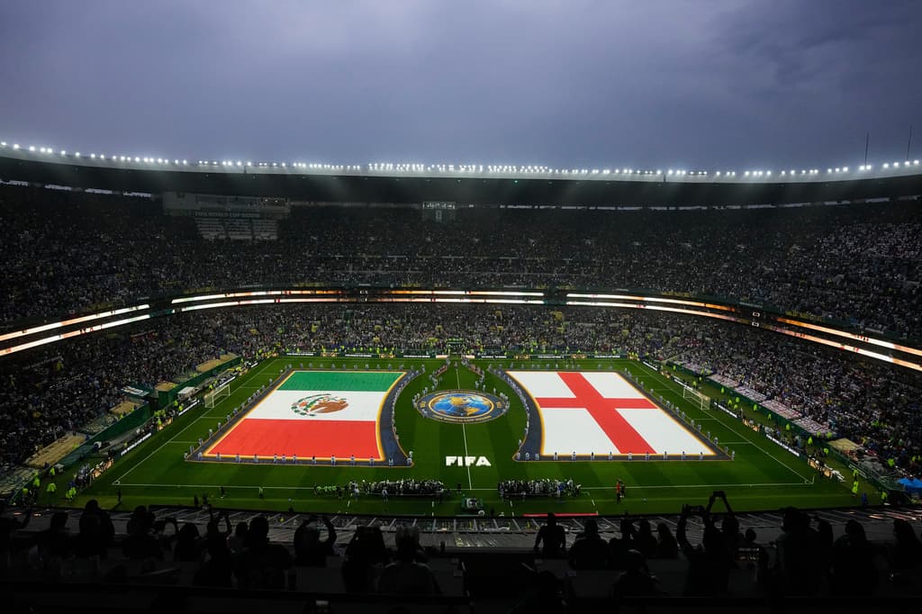Vista panorámica del estadio en Ciudad de México.