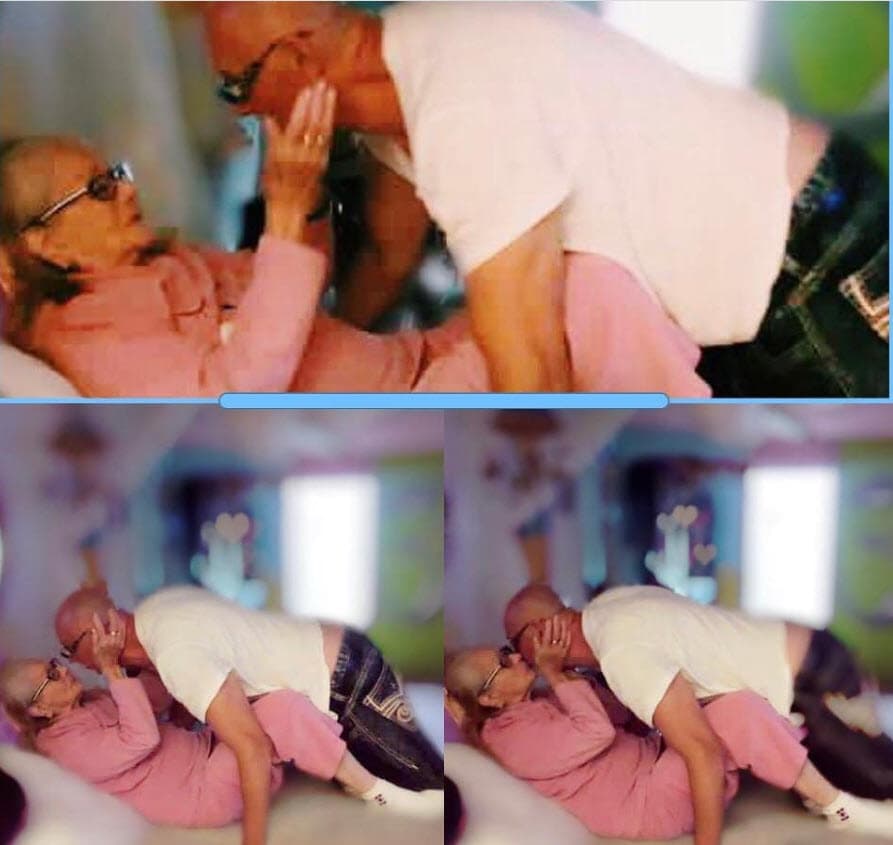 "Mi esposa la atiende, yo, hay una enfermera que la cuida", detalló sobre cómo están organizados para no descuidar a doña María. 
<br>