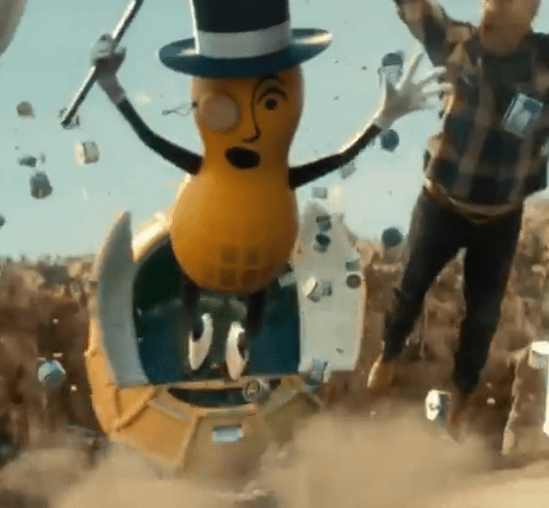 En un 
<a href="https://twitter.com/MrPeanut/status/1220030475131150336" target="_blank">comercial</a> que difundió en redes sociales previo al Super Bowl LIV, se aprecia a Mr.Peanut involucrado en un trágico accidente automovilístico.
