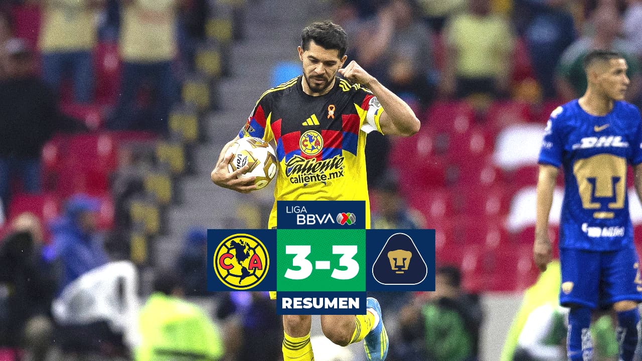 Locura total: América viene de atrás y firma un empate de infarto con Pumas