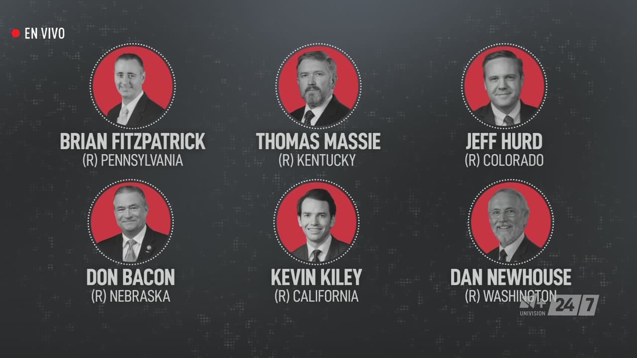 Seis congresistas republicanos se rebelan contra estrategia de Donald Trump: ¿Cuál es el motivo?