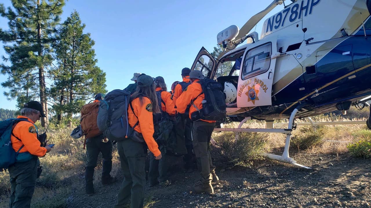 Un hombre cae 70 pies, su perro corre en busca de ayuda y logran salvarlo