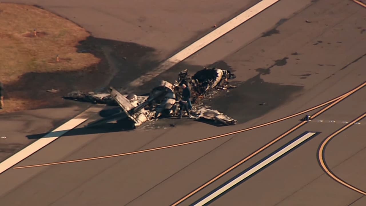 “Aterrizaje de emergencia”: el mensaje enviado antes del choque aéreo en Carolina del Norte