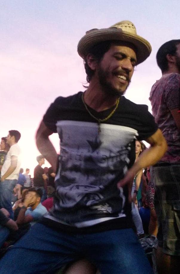 Jorgito attends the free Rolling Stones concert in Havana.
