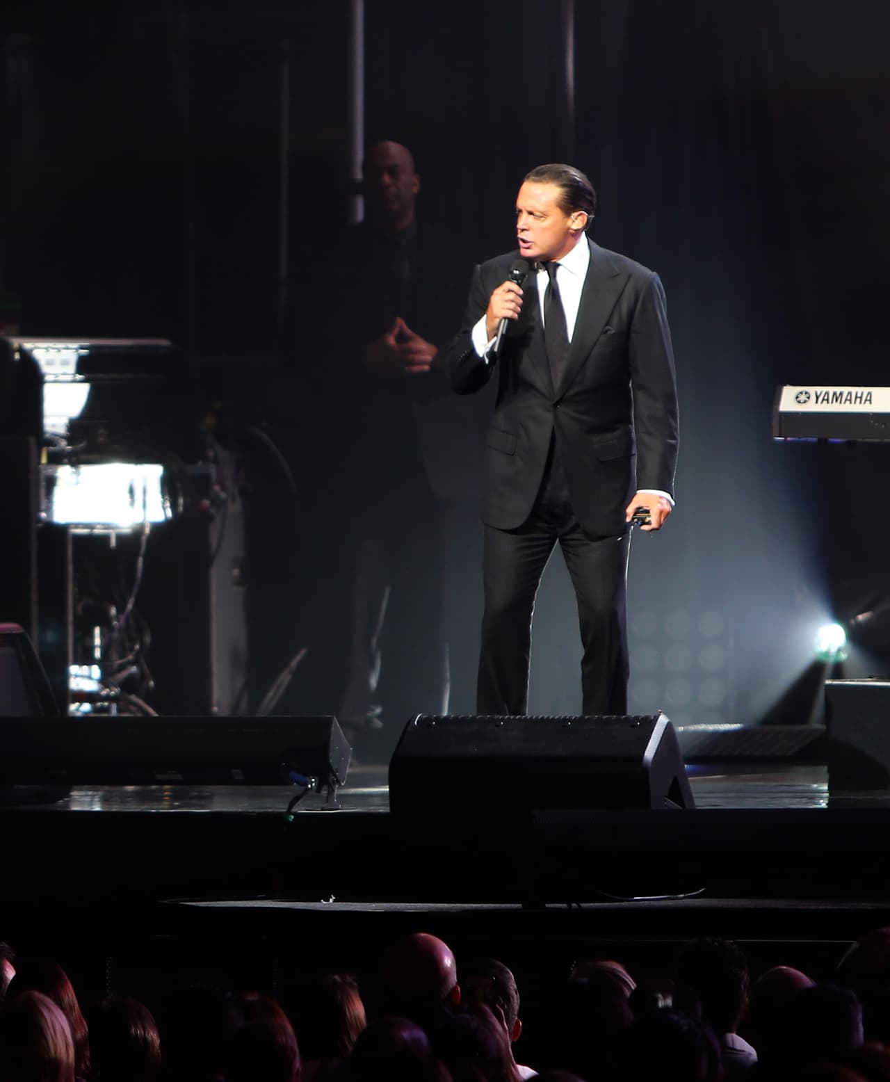 En 2015, durante la presentación de su nueva canción 'Déja vu' en Estados Unidos.