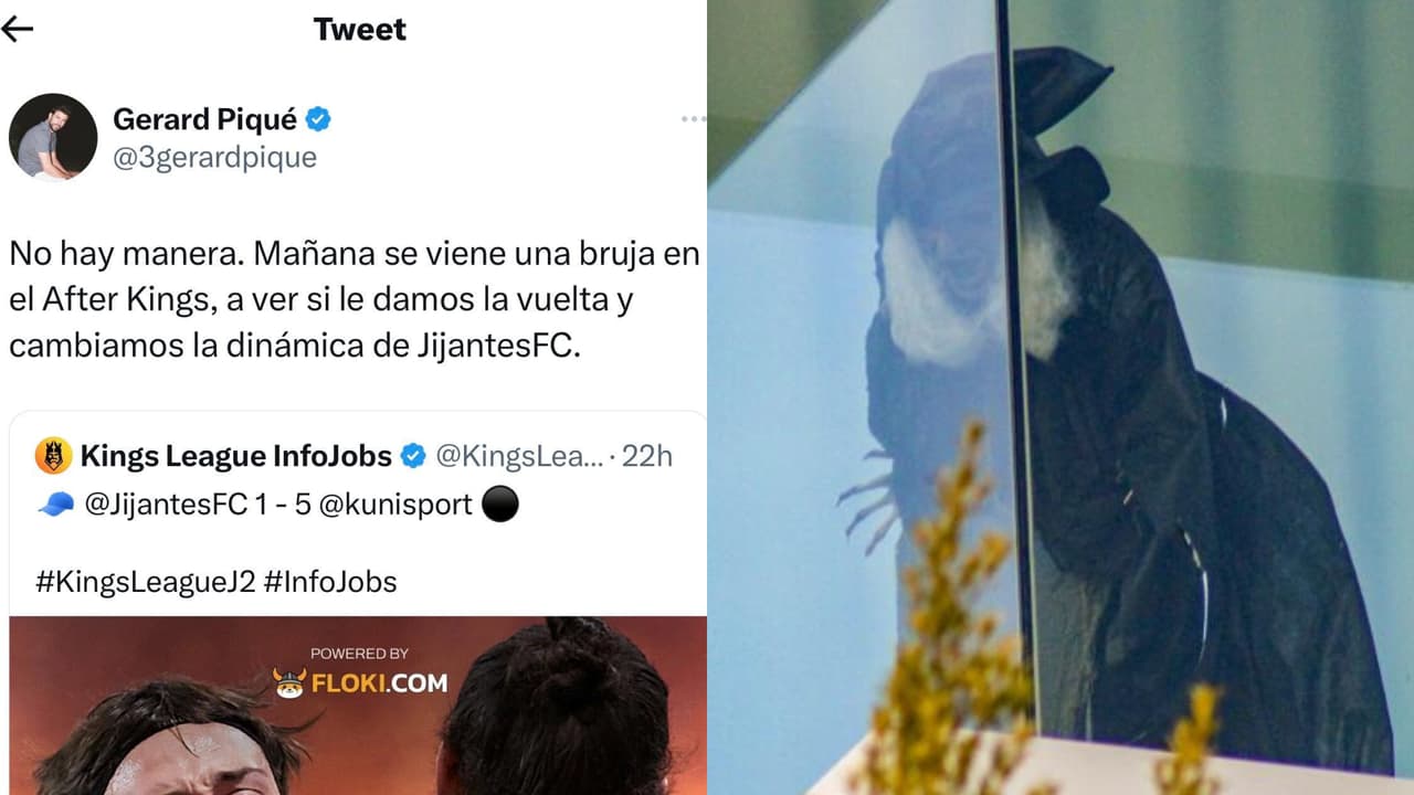 Ahora Piqué amenazó en Twitter con llevar una "bruja" al 'after' de la 'Kings League' y hay quienes dicen que se trata de una indirecta a su ex Shakira.