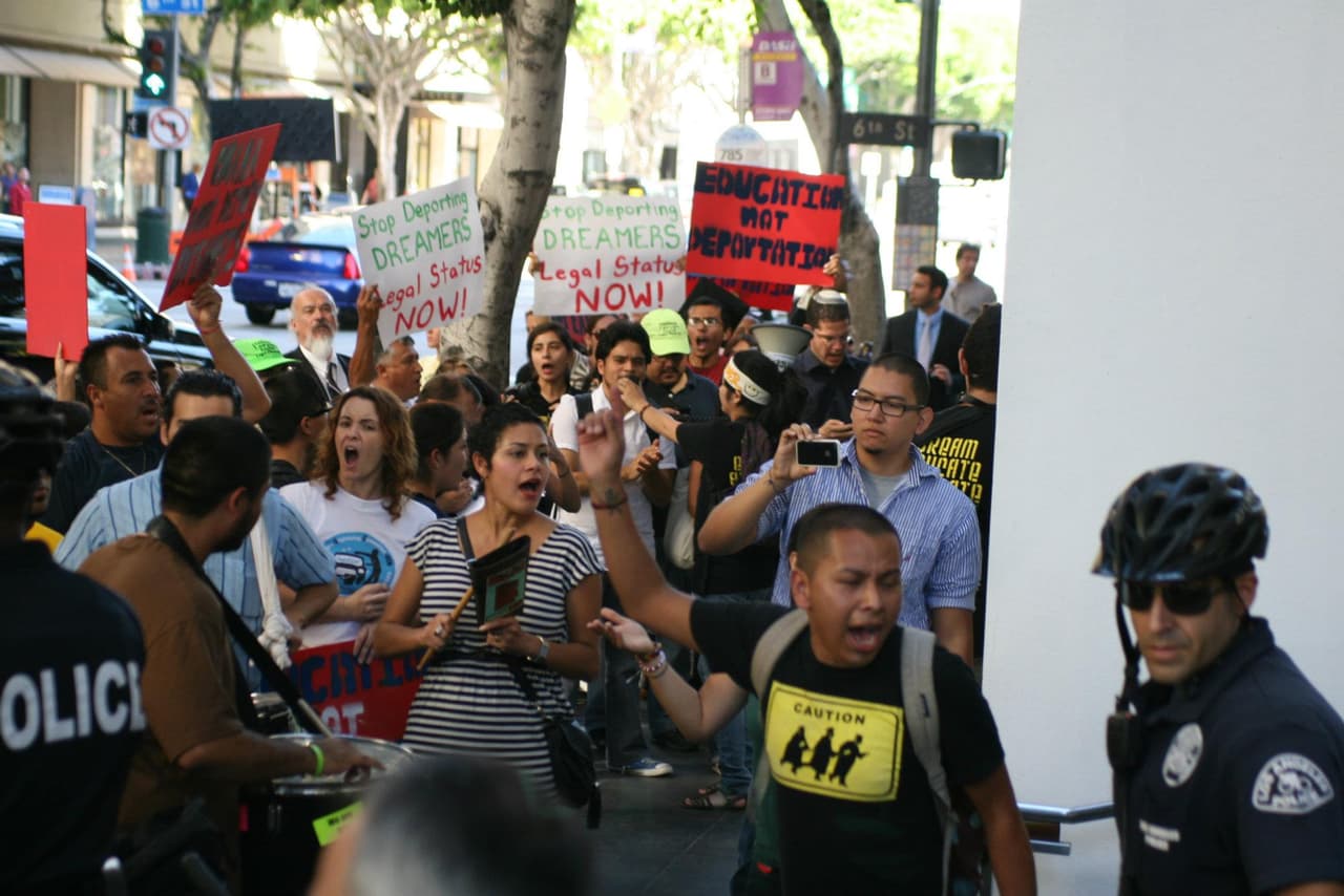 Jorge Gutiérrez ha participado activamente en manifestaciones a favor del programa DACA y de los derechos de los soñadores del país