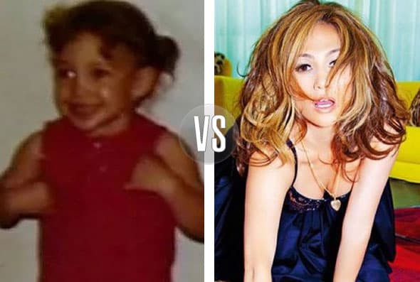 A la izquierda JLo 'so cute!', a la derecha desbordando sensualidad.