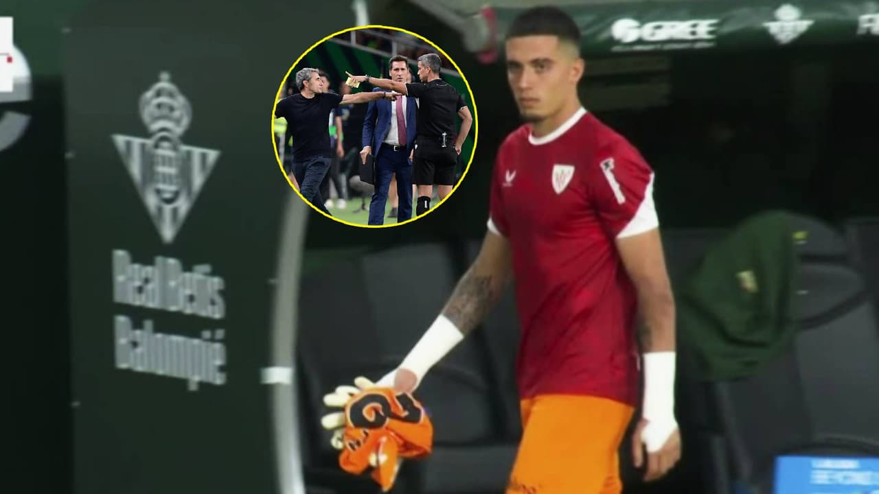 Alex Padilla es suspendido varios juegos tras partido Betis vs. Athletic Club