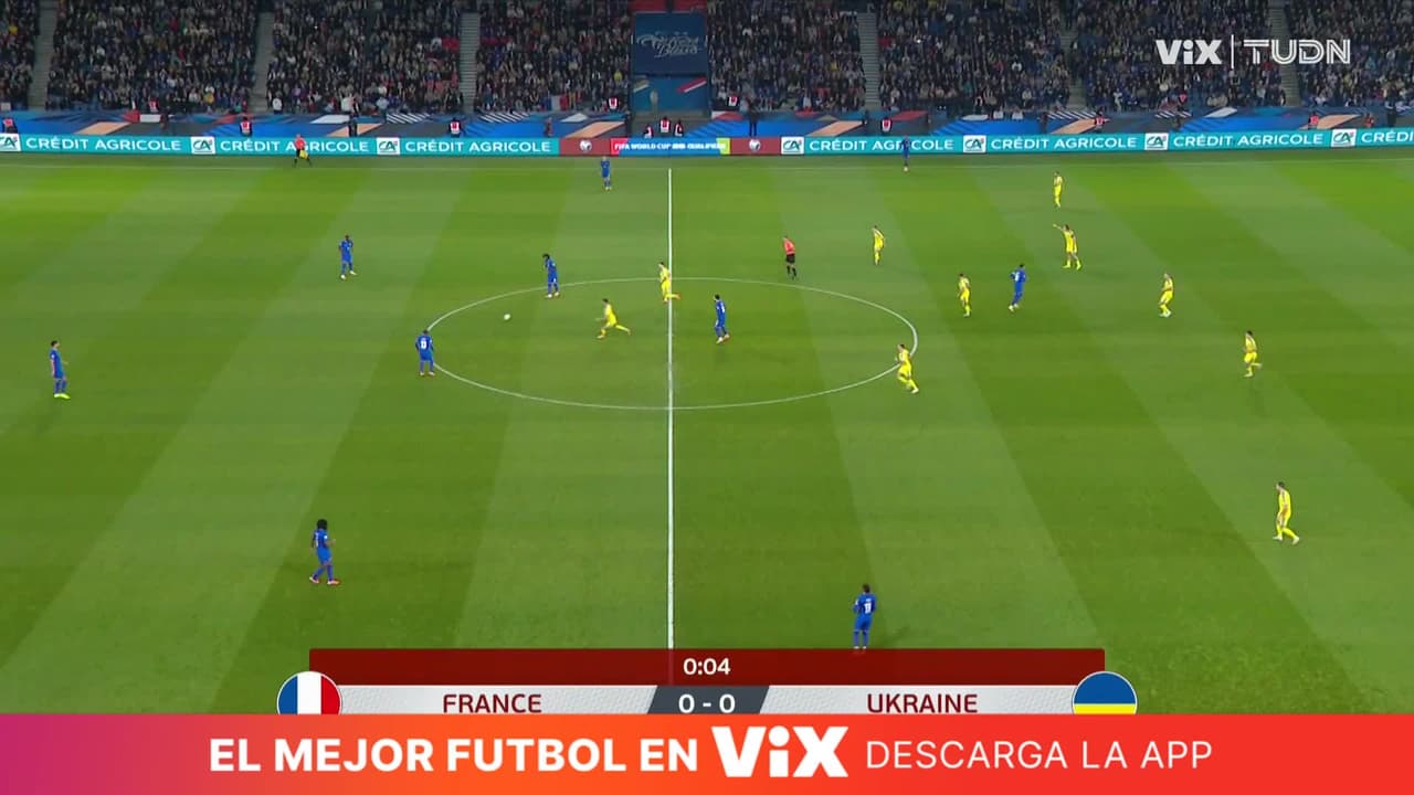 ¡Rueda el balón! Francia y Ucrania se miden en París