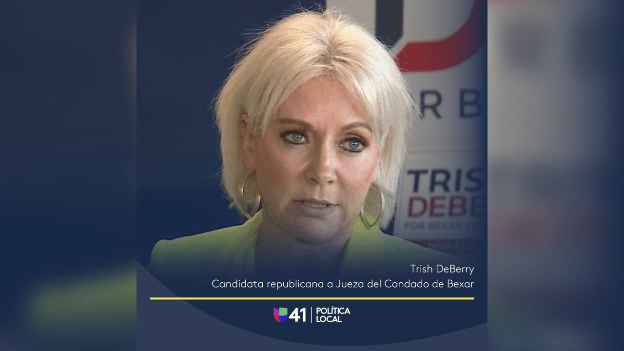 · Plantea la reducción de impuestos a la propiedad.
<br>· Reubicación del Centro de Detención del West Side.
<br>· Cree en enfocarse en el West Side para disminuir el nivel de pobreza.
<br>· Mejorar calidad de servicios, como electricidad.
<br>
<b>Aquí puedes <a href="https://www.univision.com/local/san-antonio-kwex/trish-deberry-busca-ser-la-primera-jueza-republicana-en-el-condado-bexar-en-25-anos-video" target="_blank">ver la entrevista</a> con Trish DeBerry.</b>
