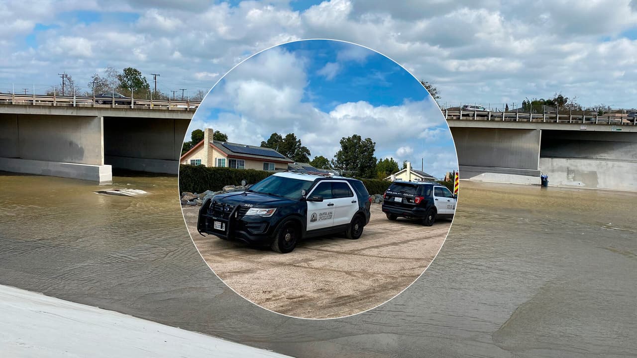 Así fue el rescate de un niño que fue arrastrado por el río Santa Ana 