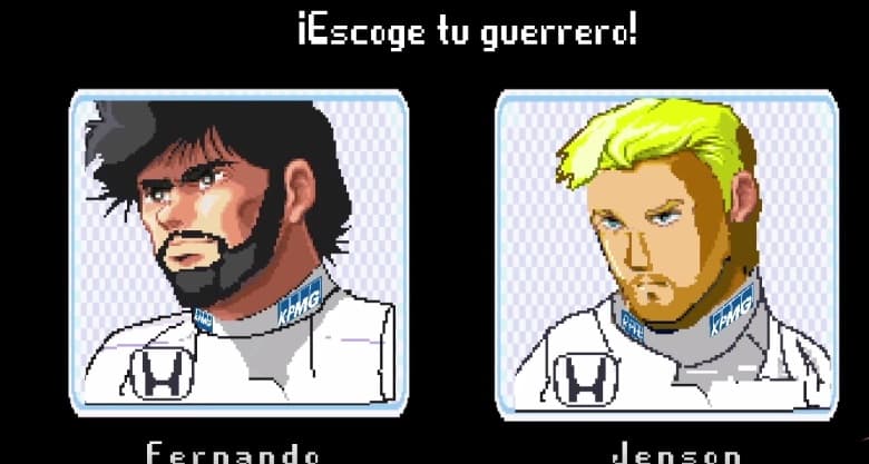 Jenson Button y Fernando Alonso se convierten en héroes de videouego