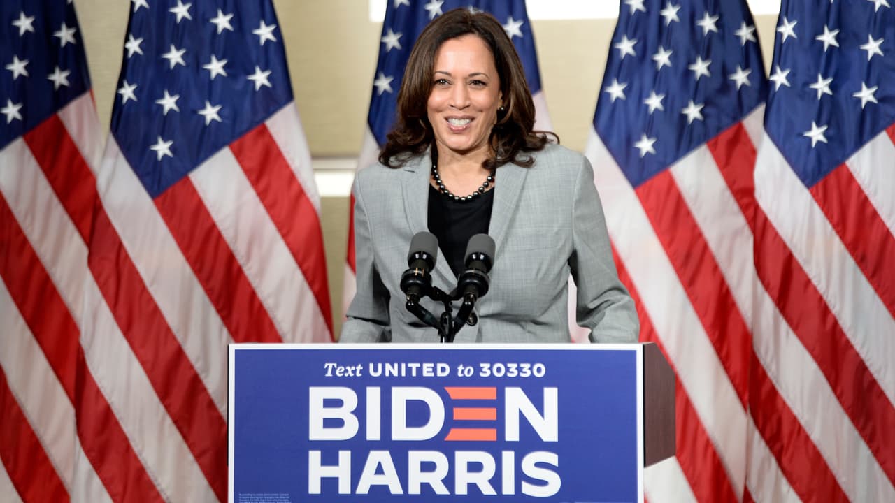 <h3 class="cms-H3-H3">Kamala Harris</h3>
<br>Abogada de profesión, la candidata demócrata a la presidencia de Estados Unidos es la segunda senadora por el estado de California desde 2017. Antes de ocupar la senaduría de su estado, Harris fue la fiscal general de California entre 2011 y 2017, donde se destaco por una ferrea aplicación de las leyes criminales.
<br>Harris es solo la tercera mujer, en los 244 años de historia de Estados Unidos, en ser nominada a la vicepresidencia del país. Hasta ahora ninguna mujer ha ocupado esa posición. Las anteriores nominadas fueron la demócrata Geraldine Ferraro en 1984, y la republicana Sarah Palin, en 2008.