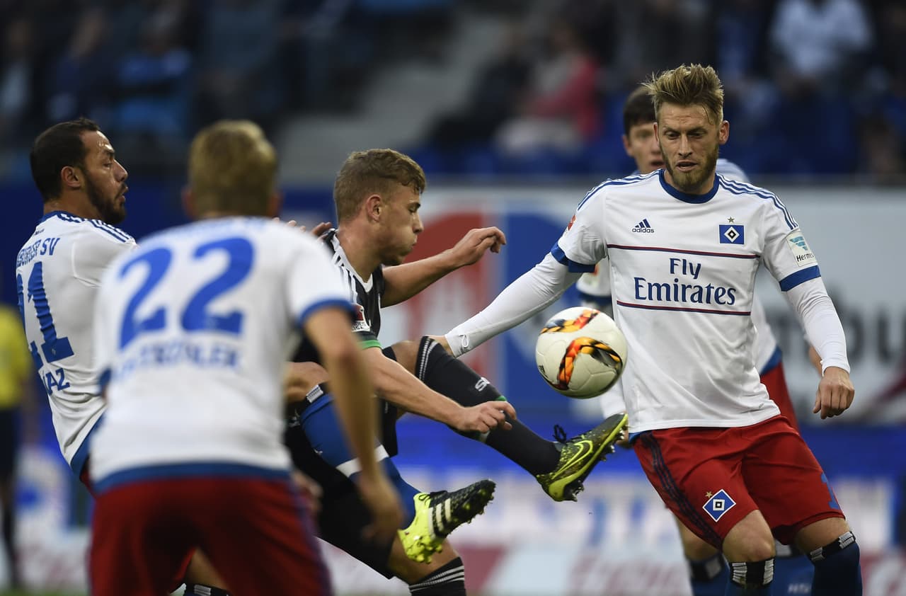 Hamburgo se impone al Gladbach y se aleja del descenso