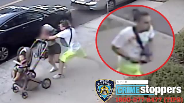 Buscan a sospechoso de apuñalar y arrastrar por el cuello a su exnovia mientras ella paseaba a su bebé