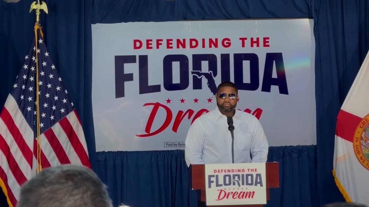 Byron Donalds cierra campaña en Florida con llamado a votar en la primaria republicana