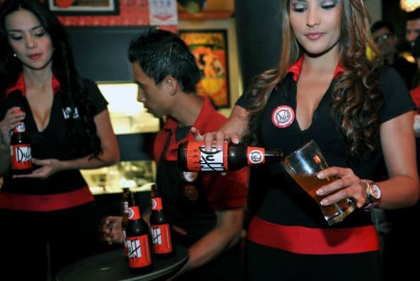 Actualmente la cerveza "Duff" se comercializa en Bogotá, Medellín, Chile y Brasil, en este último destino se registran producciones de 36 mil unidades mensuales.