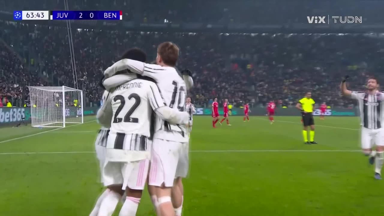 ¡Gol de la Juventus! Tremenda jugada de McKennie para el 2-0