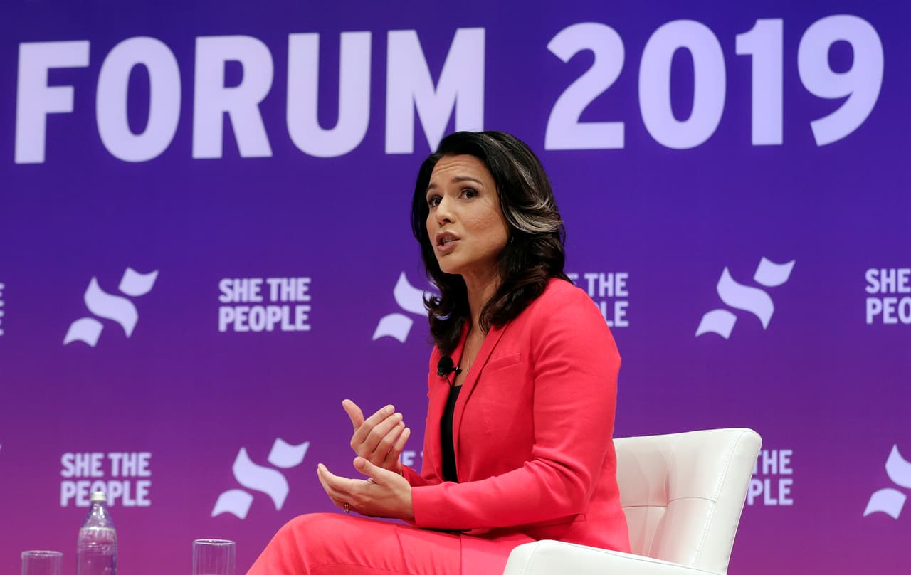 La representante por Hawaii, Tulsi Gabbard, también aspira a la nominación demócrata.