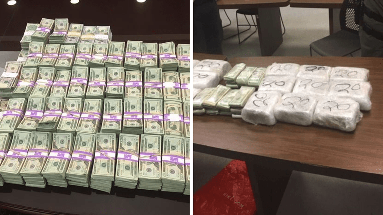 Decomisan más de medio millón de dólares en efectivo al sur de Georgia