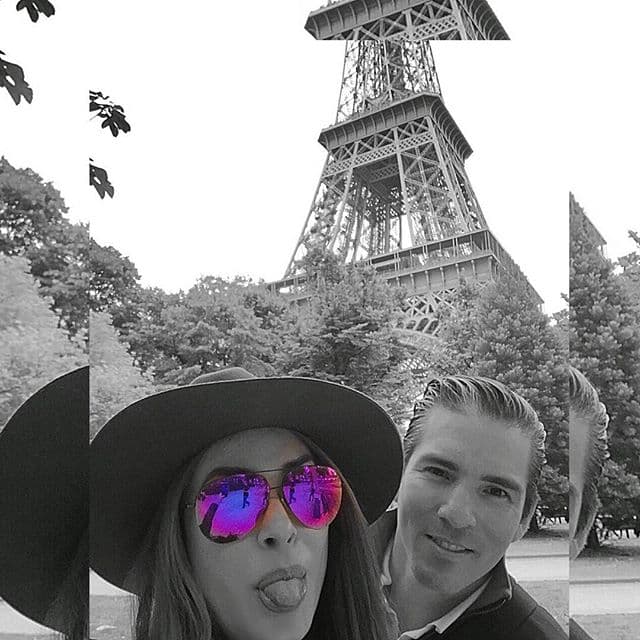 Ahí pudimos notar que quedó encantada con la famosa Torre Eiffel.