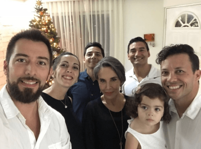 Florinda Meza celebró la llegada de un nuevo año junto a su familia.