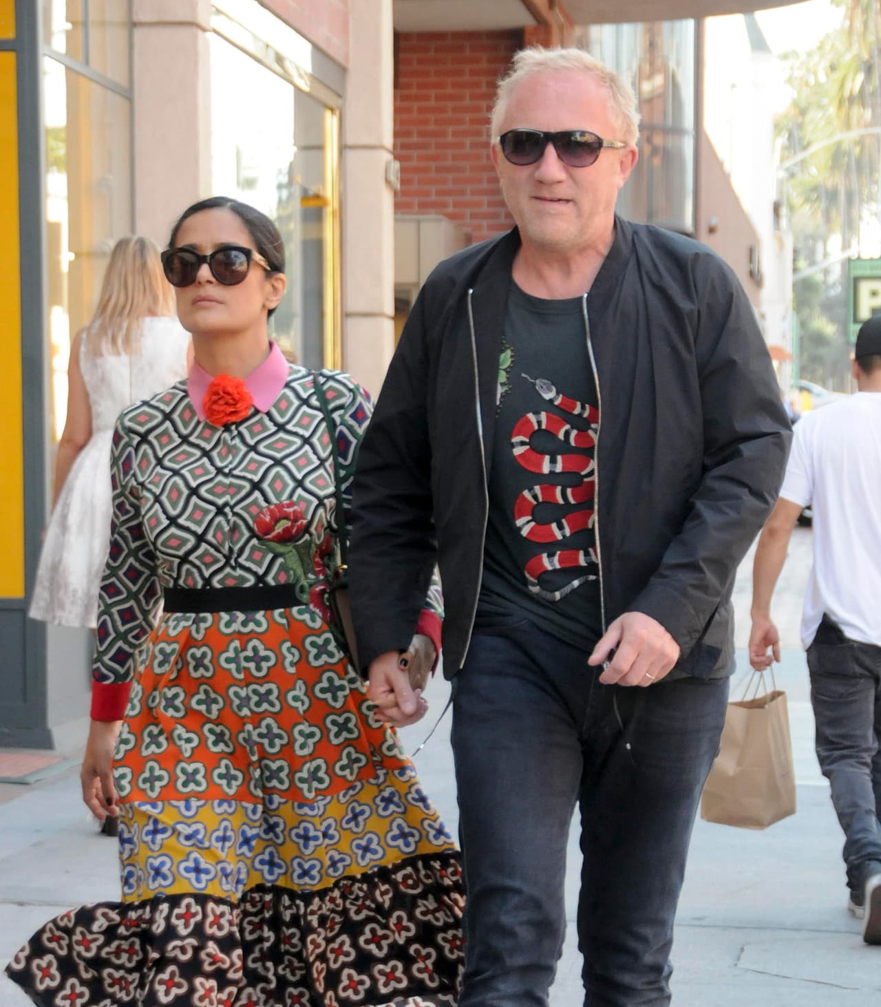 Salieron en un 'lunch date' por las calles de Los Angeles.