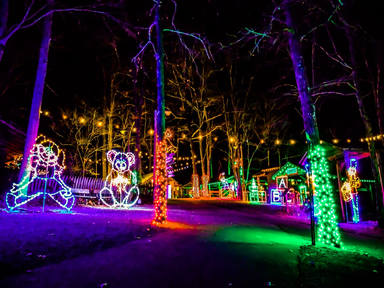 <b>Mountain Country Christmas In Lights</b>
<br>
<b>Fechas</b>: 23 de noviembre al 23 de diciembre
<br>
<b>Lugar</b>: Georgia Mountain Fairgrounds. 1311 Music Hall Road. Hiawassee, GA
<br>
<b>Sitio web</b>:
<a href="https://georgiamountainfairgrounds.com/localevents/christmas">https://georgiamountainfairgrounds.com/localevents/christmas</a>
<br>
<br>Este campo de ferias se transforma en un espectacular y mágico espectáculo de luces navideñas con música, artesanías, comida, diversión, entretenimiento, oportunidades para tomar fotografías y una visita a Santa.