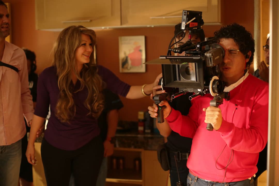 A pesar del cansancio, toda la producción siempre se mostró de buen ánimo.