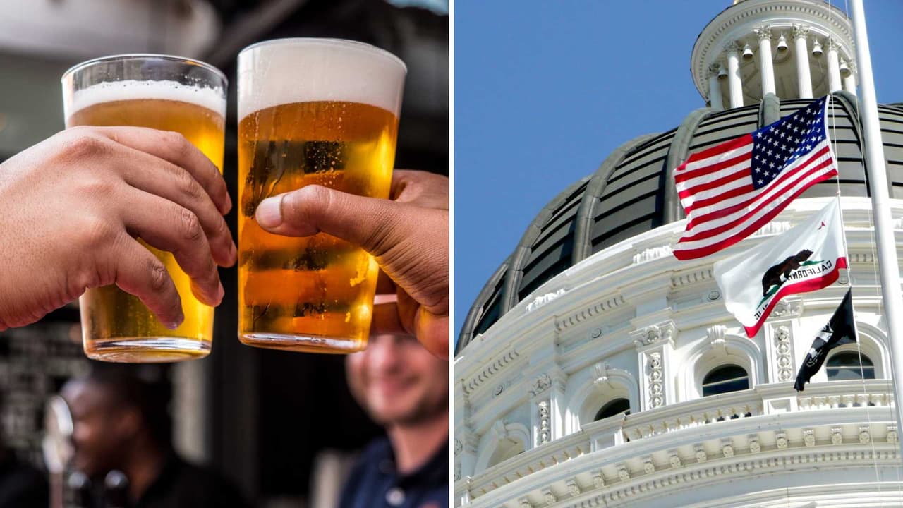 Beber alcohol al aire libre en California, avanza el proyecto de ley que lo permitiría