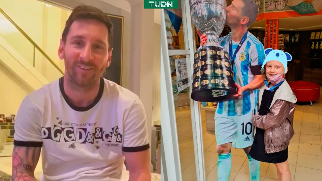¡Grande, Leo! Messi cumple sueño de niña que lucha contra el cáncer