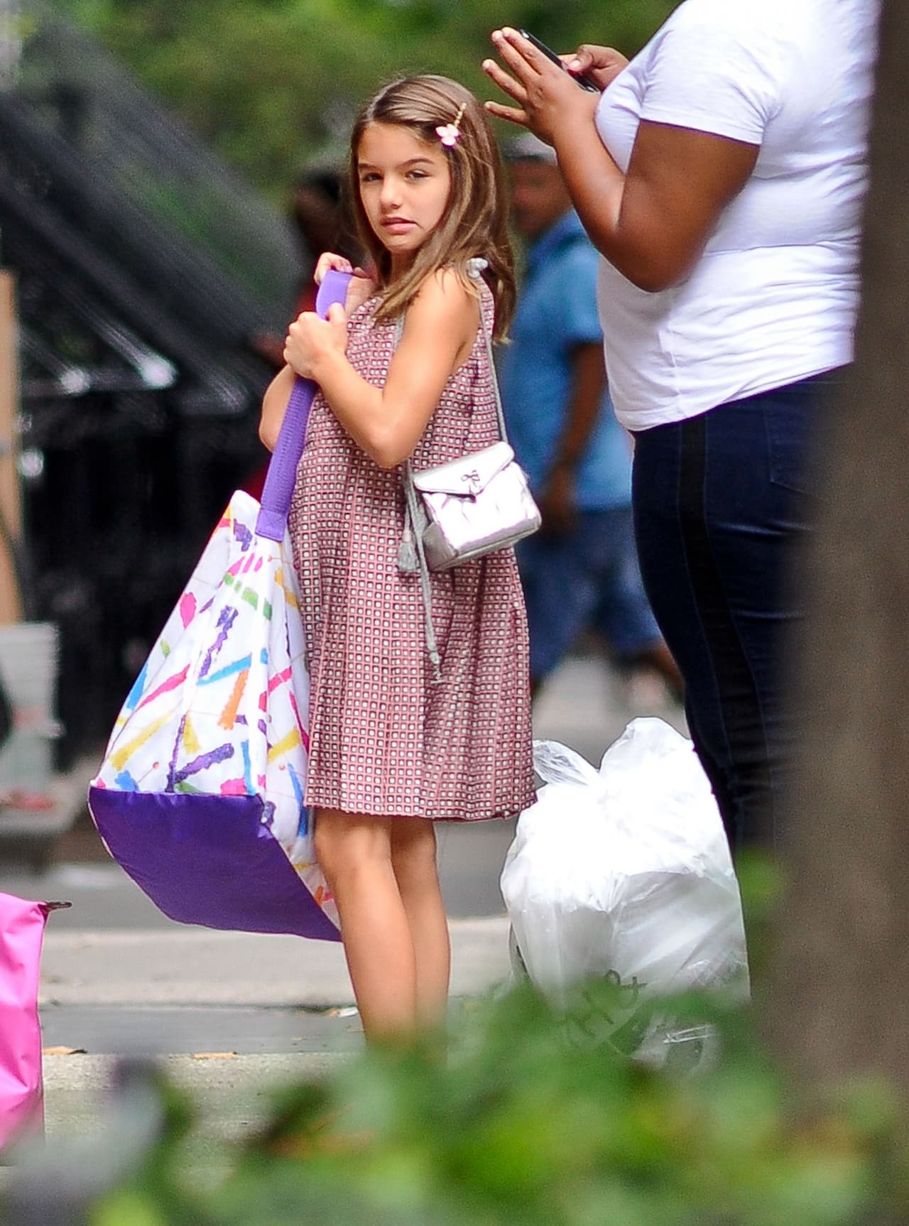 La jovencita de nueve años nos enseña que los pequeños también tienen estilo.
