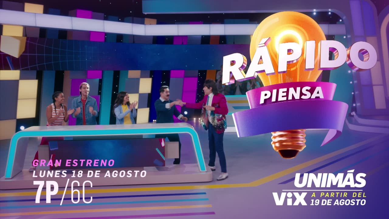 Piensa Rápido estreno 18 agosto UNIMÁS capibara
