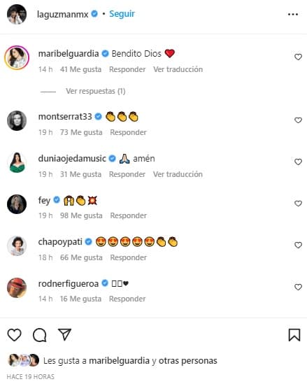 También Maribel Guardia, Fey, Montserrat Oliver y Pati Chapoy le expresaron a Alejandra la alegría que sienten ante su recuperación.